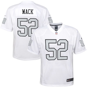 Youth Khalil Mack White Rush Player Limited Team Jersey