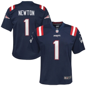 Youth Cam Newton Navy Player Limited Team Jersey