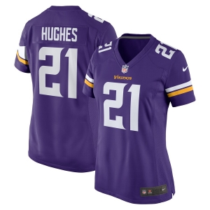 Women's Mike Hughes Purple Player Limited Team Jersey
