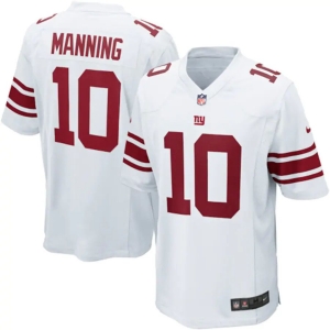 Youth Eli Manning White Player Limited Team Jersey