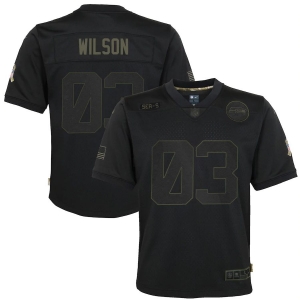 Youth Russell Wilson Black 2020 Salute to Service Player Limited Team Jersey