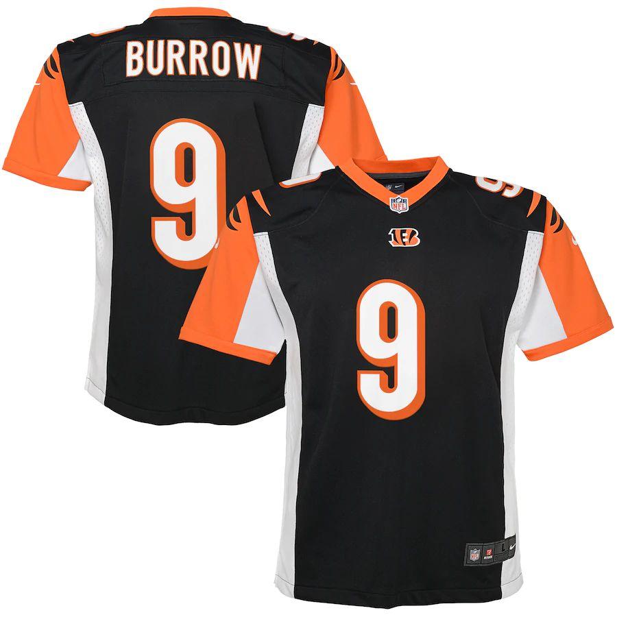 Youth Joe Burrow Black 2020 Draft First Round Pick Player Limited Team Jersey