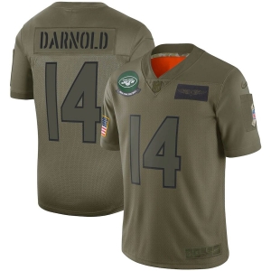 Youth Sam Darnold Olive 2019 Salute to Service Player Limited Team Jersey