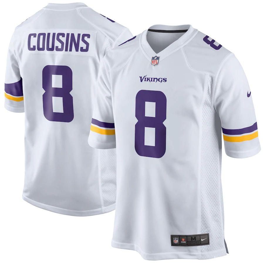 Men's Kirk Cousins White Player Limited Team Jersey