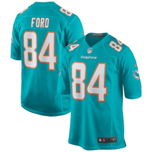 Men's Isaiah Ford Aqua Player Limited Team Jersey