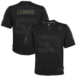 Youth Darius Leonard Black 2020 Salute to Service Player Limited Team Jersey