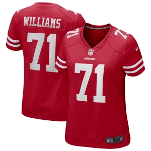 Women's Trent Williams Scarlet Player Limited Team Jersey