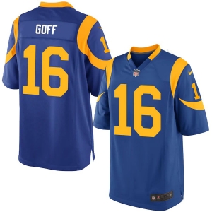 Youth Jared Goff Royal Alternate Player Limited Team Jersey