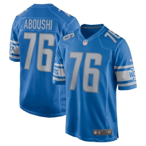 Men's Oday Aboushi Blue Player Limited Team Jersey