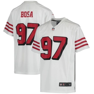 Youth Nick Bosa White Rush Player Limited Team Jersey
