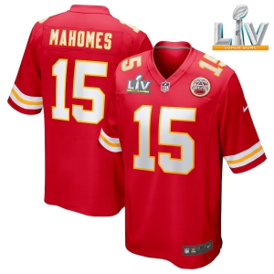 Men's Patrick Mahomes Red Super Bowl LV Bound Player Limited Team Jersey