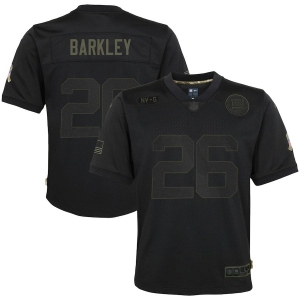 Youth Saquon Barkley Black 2020 Salute to Service Player Limited Team Jersey