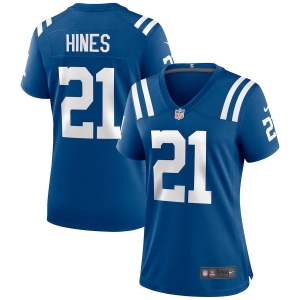 Women's Nyheim Hines Royal Player Limited Team Jersey