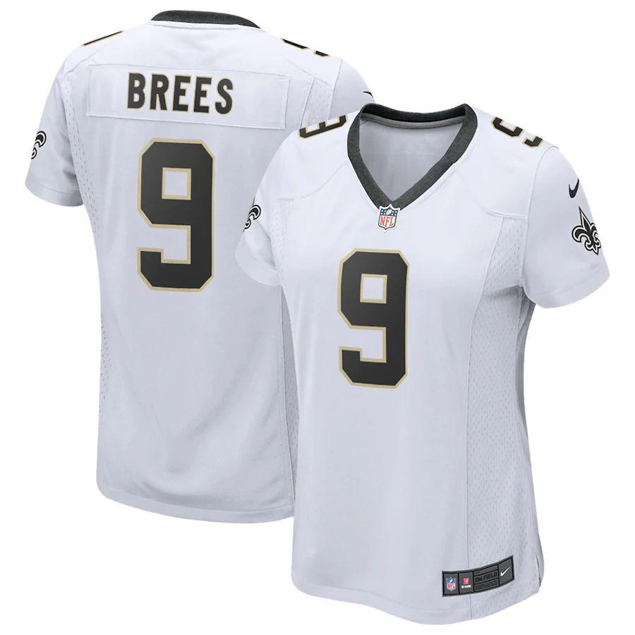 Women's Drew Brees White Player Limited Team Jersey