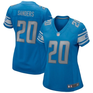 Women's Barry Sanders Blue Retired Player Limited Team Jersey
