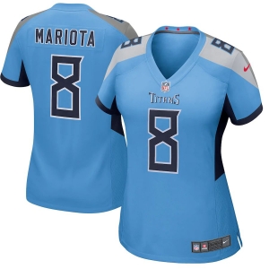 Women's Marcus Mariota Light Blue Player Limited Team Jersey