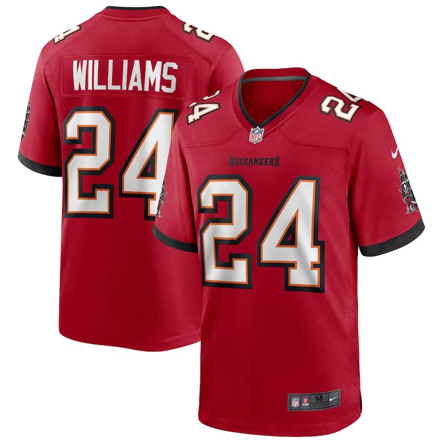 Men's Cadillac Williams Red Retired Player Limited Team Jersey