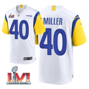Youth Von Miller White Super Bowl LVI Bound Limited Jersey