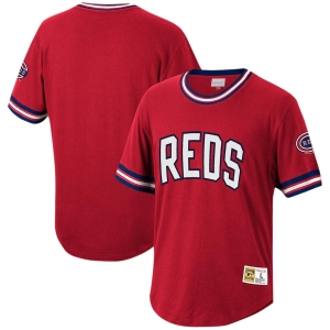 Youth Red Cooperstown Collection Wild Pitch Throwback Jersey