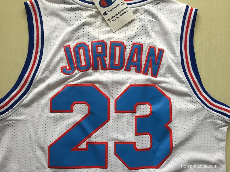 Michael Jordan 23 Movie Edition White Basketball Jersey