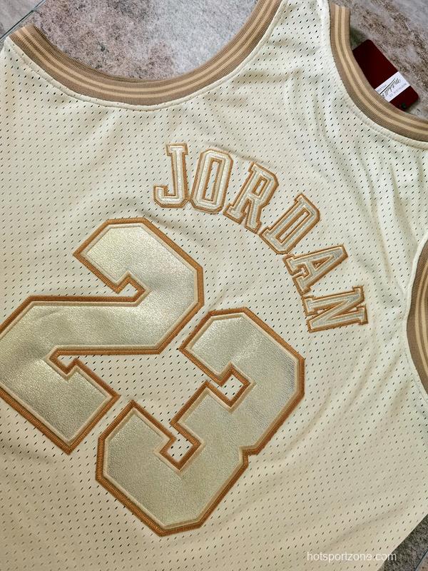 Men's Michael Jordan Golden Retro Classic Team Jersey