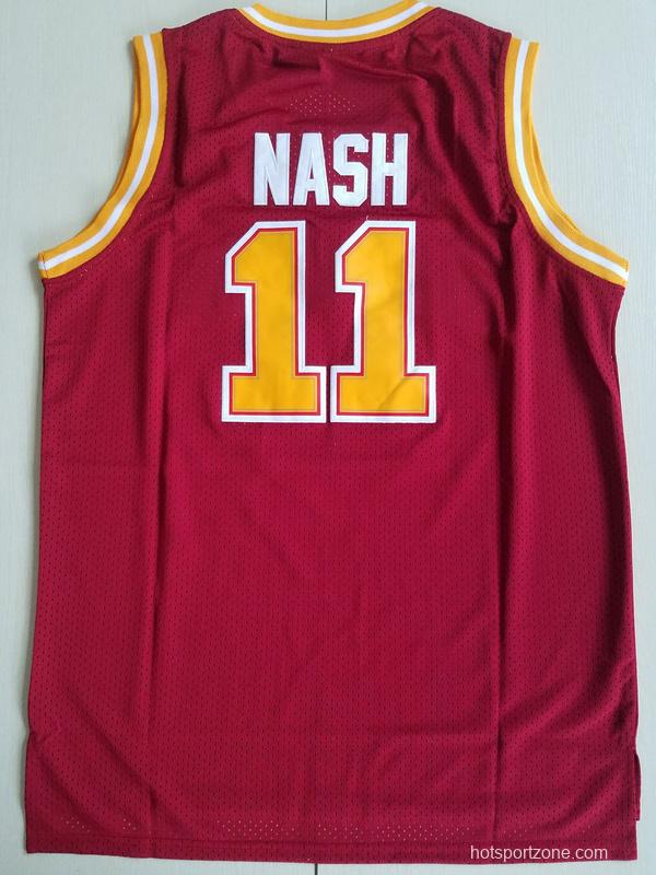 Steve Nash 11 Santa Clara Maroon College Basketball Jersey