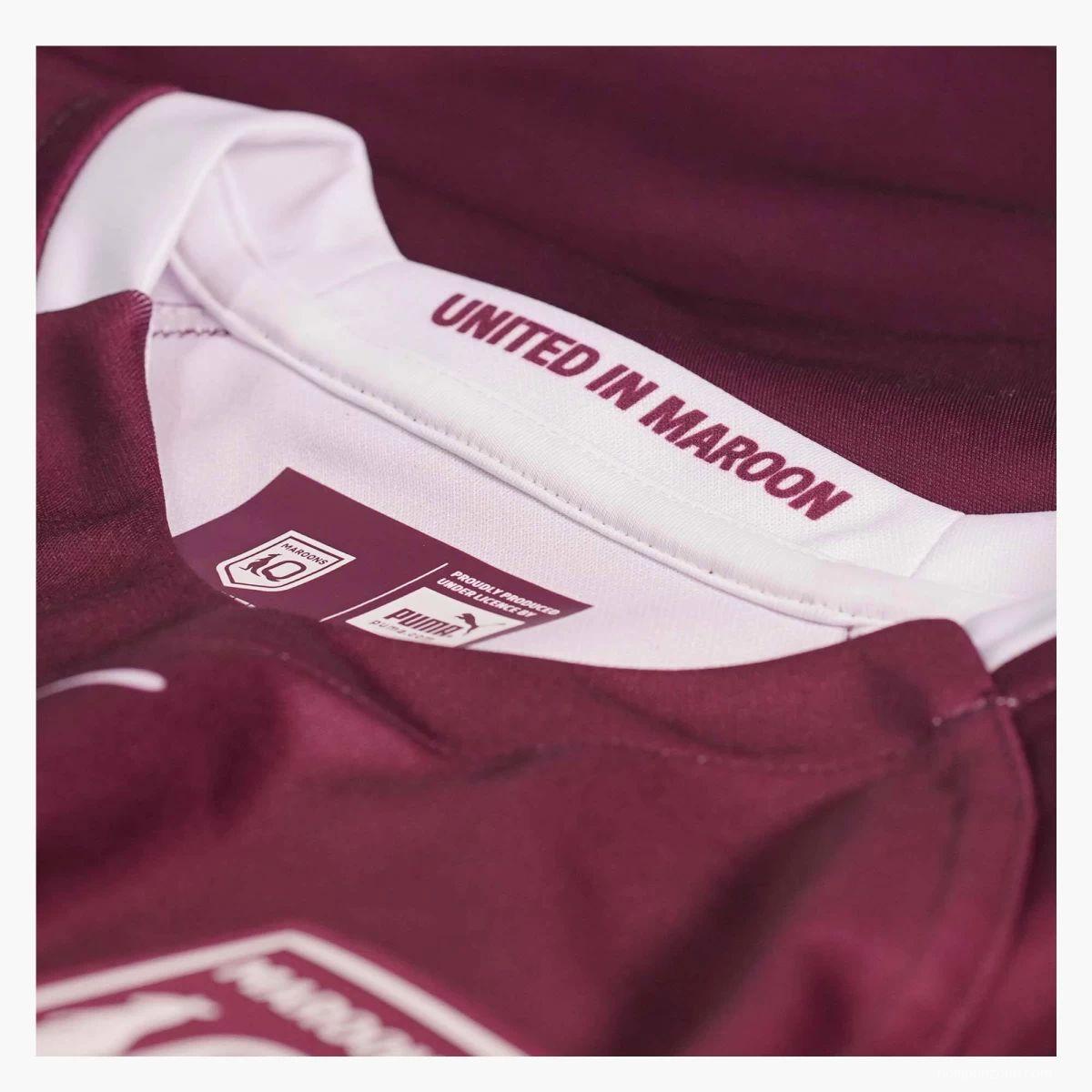 Kids QLD Maroons 2022 Home Rugby Kit