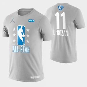Adult DeMar DeRozan Gray 2022 All-Star Game Name &amp; Number T-Shirt
