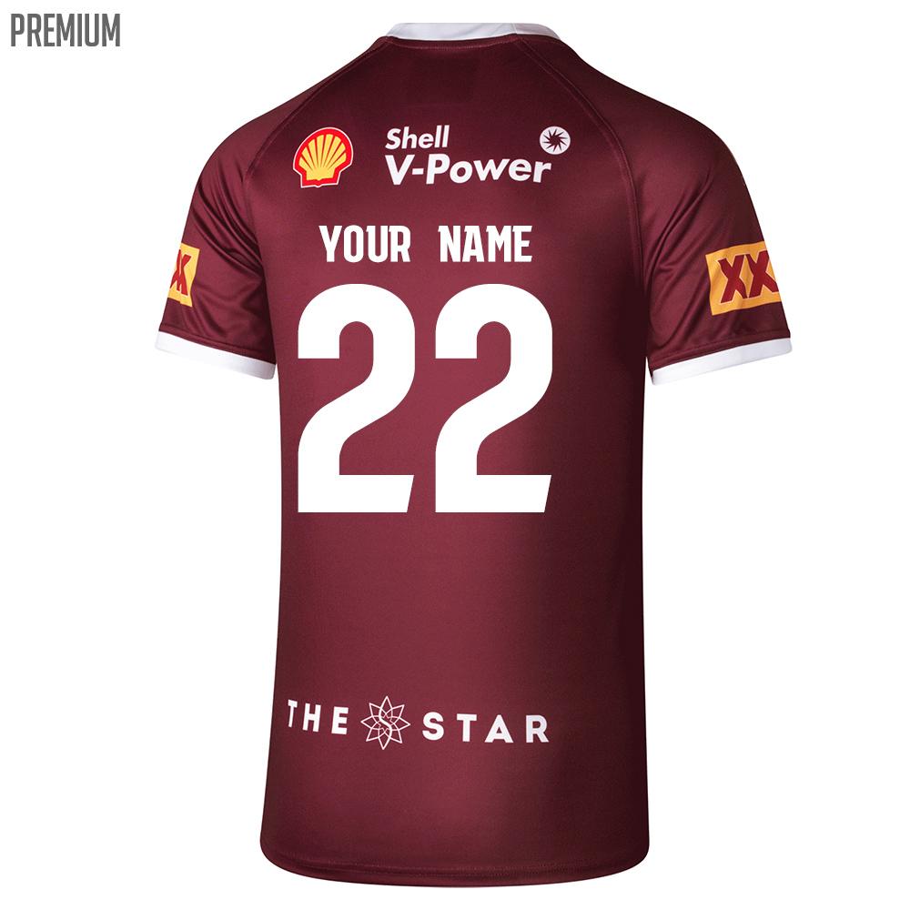 QLD Maroons State of Origin 2022 Men's Home Jersey