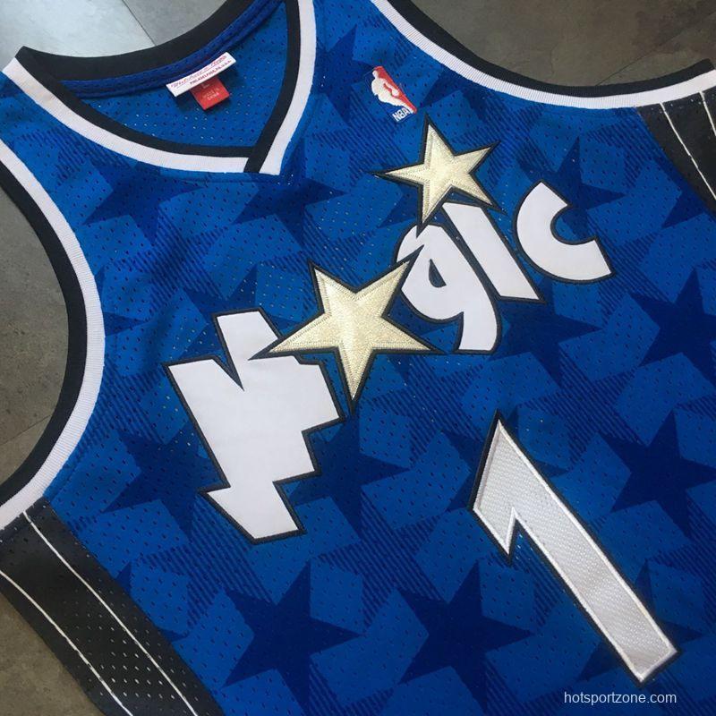 Men's Tracy McGrady Blue Retro Classic Team Jersey