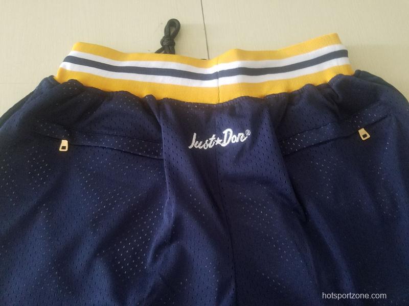 Michigan State College Navy Blue Basketball Shorts