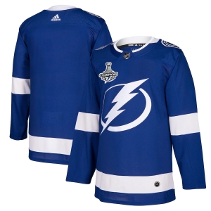 Youth Blue 2020 Stanley Cup Champions Patch Team Jersey