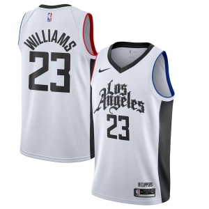 Men's Lou Williams White 2019-20 Finished City Edition Club Team Jersey