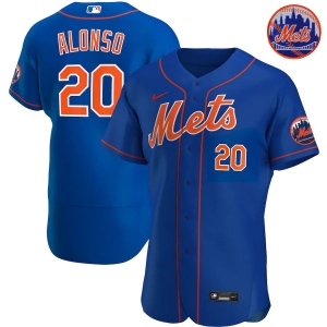 Men's Pete Alonso Royal Alternate 2020 Authentic Player Team Jersey
