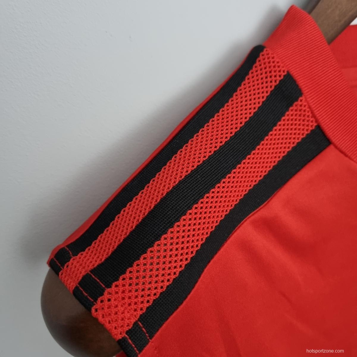 22/23 Flamengo Vest Training Suit Red Soccer Jersey