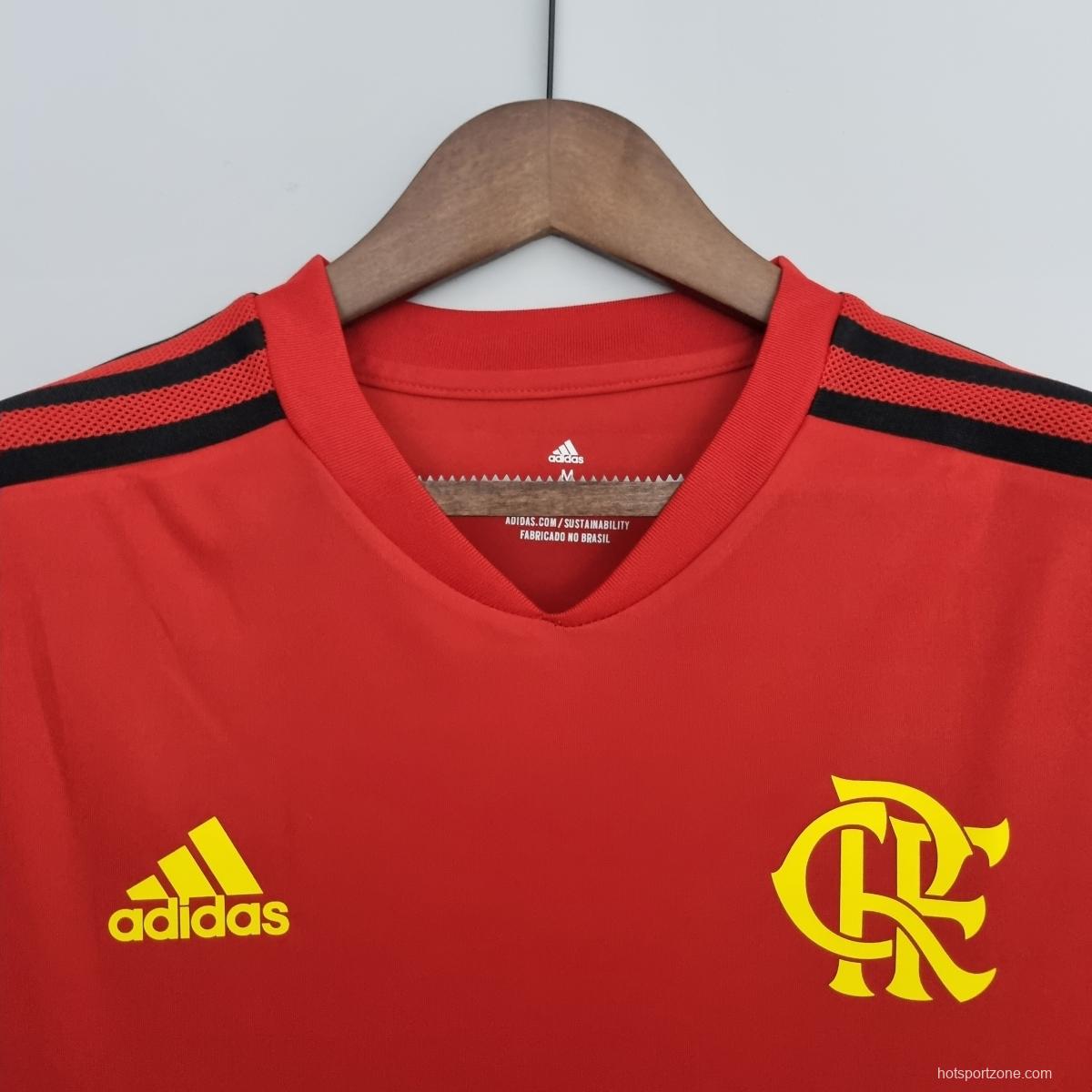 22/23 Flamengo Vest Training Suit Red Soccer Jersey