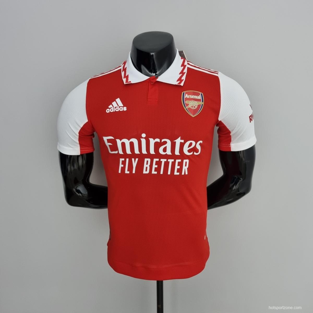 22/23 player version Arsenal Home Soccer Jersey