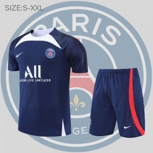 22/23 Paris Saint-Germain Training Short Sleeve Kit Blue