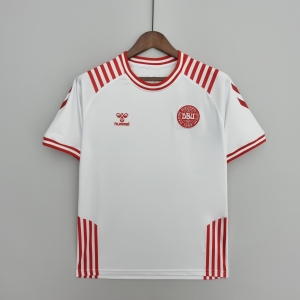 2022 Denmark Hummel x BLS Hafnia Limited Edition White Soccer Jersey