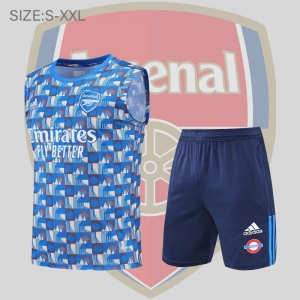 21/22 Arsenal Vest Training Kit Blue