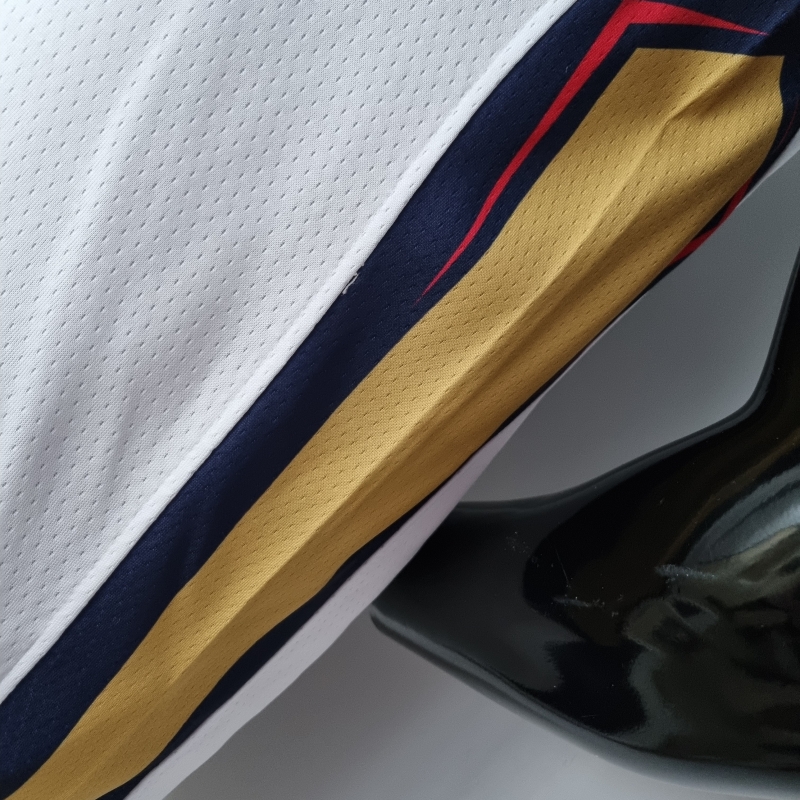 75th Anniversary New Orleans Pelicans Williamson#1 White NBA Jersey
