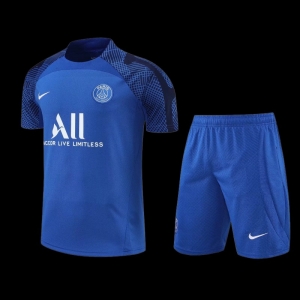 22/23 PSG Blue Short Sleeve Training Jersey:
