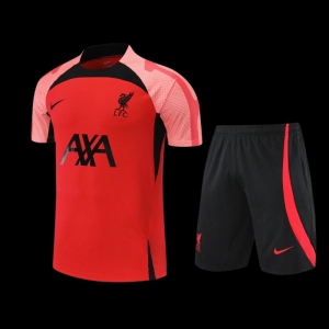 22/23 Liverpool Red Short Sleeve Training Kit: