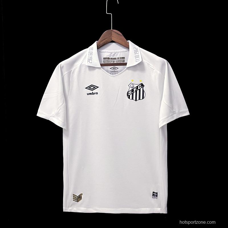 22/23 Santos Home  Soccer Jersey