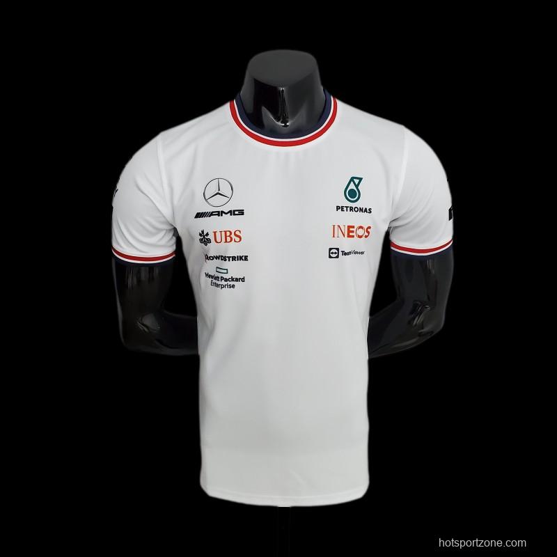 F1 Formula One 2022 Mercedes White 