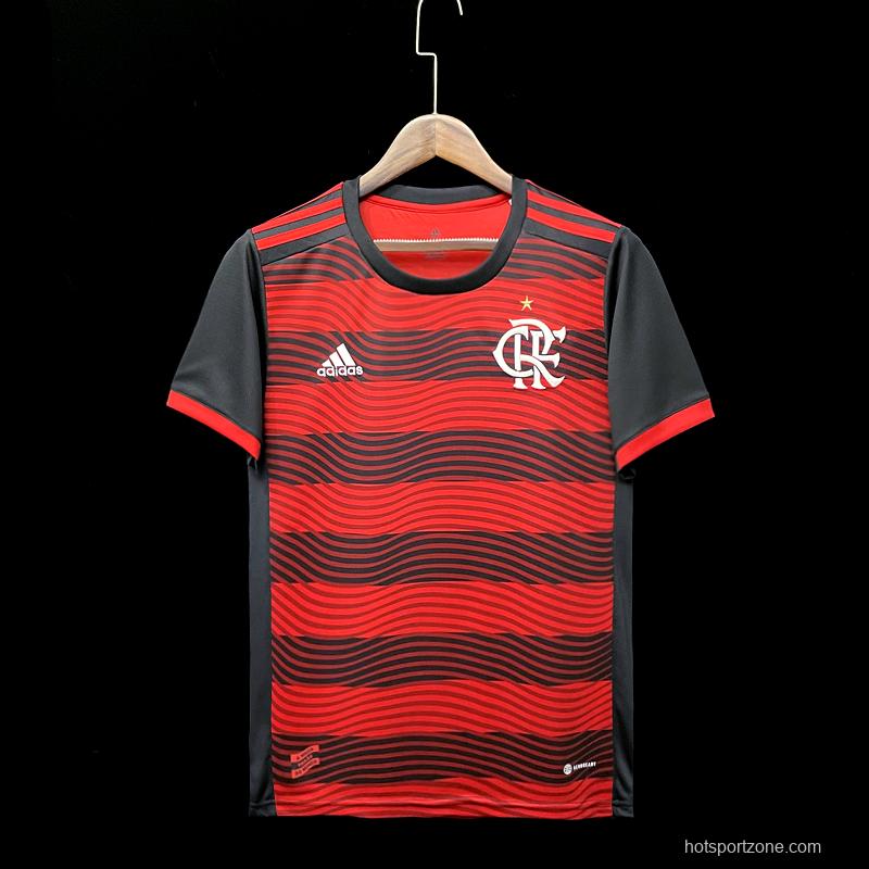 22/23 Flamengo Home  Soccer Jersey