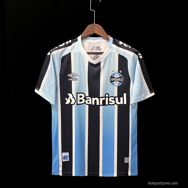 22/23 Gremio Home  Soccer Jersey