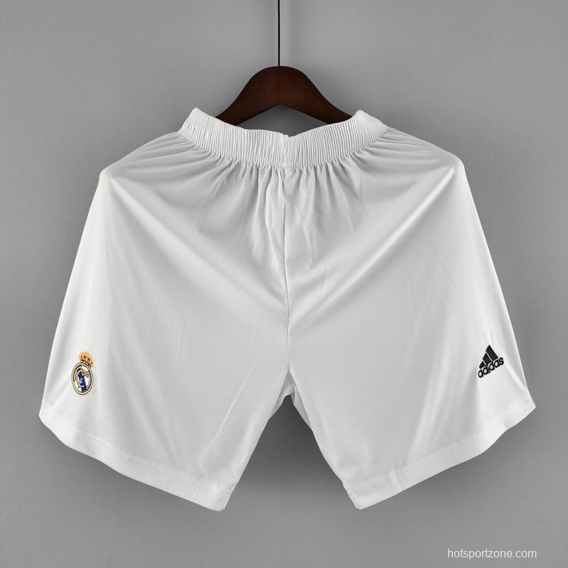 22/23 Real Madrid Home Shorts  Soccer Jersey