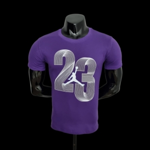 2022 NBA Jordan 23 Purple T-shirts #0050