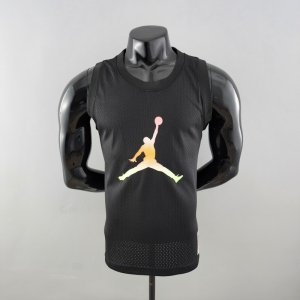 NBA Jordan Black Vest Shirts #K000175